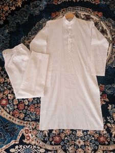 White Kurta Pajama Set