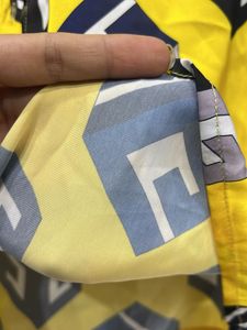 Yellow Geometric Top