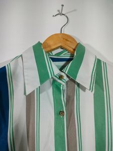 White With Multi Striped Co-ord Sets (Women&#39;s)