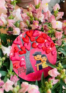 Handmade Lippan Customised For Couples