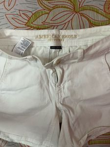 American Eagle White Shorts