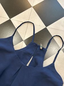 Strappy Navy Blue Top