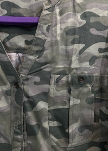 Camouflage Print Shirt