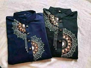 Hand-painted Panjabi