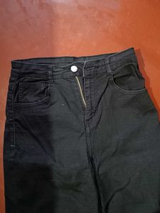 Black Wide Leg Jeans