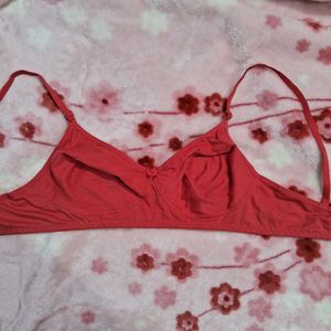 Coral Red Bra