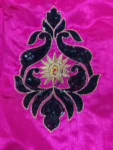 Ethnic Saree With Stitched Blouse (upto 36in)