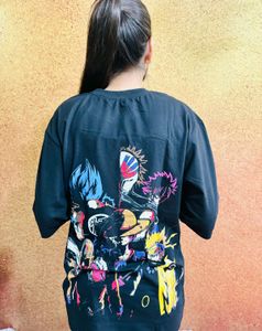 Oversized Black Tee