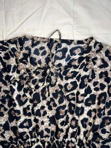 Leapord Print Flowy Kaftan