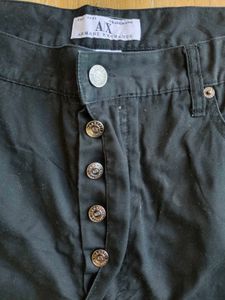 Armani Exchange Black Jeans