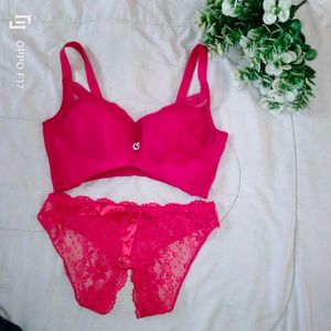 Red Lace Lingerie Set