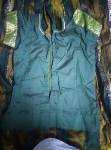 Green Colour Pattu Pavada