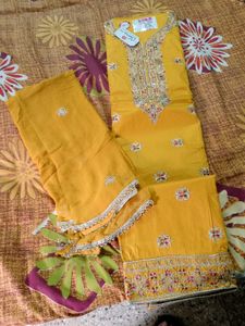 Festive Dress Material For Womens