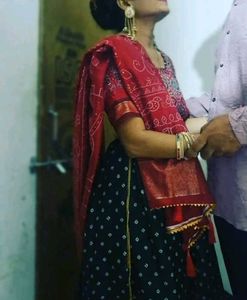 Emerald &amp; Ruby Lehenga