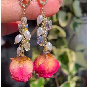 Rose Flower Earrings