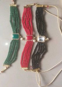 Beaded Choker Necklace Set