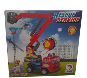 Shinsei Rescue Service Crane Truck Toy
