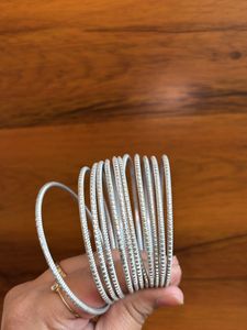 Silver bangles