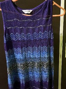 Stylish Purple &amp; Blue Dress