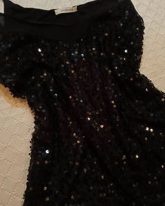 Sparkly Black Tank Top