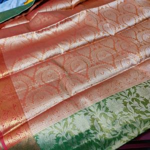 Beautiful Lime Green &amp; Red Saare