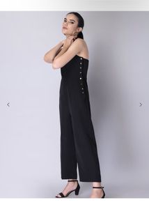 Chic Black halter neck Backless Jumpsuit