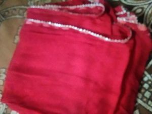 Red Printed Kurta Set