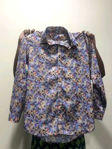 Multicoloured Partywear Shirt