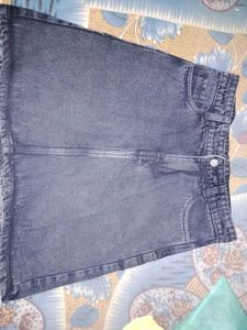 Y2k Denim Skirt Korean Style