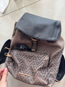 Aldo backpack with logo pattern
