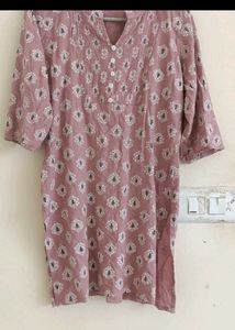 Floral Print Short Kurti