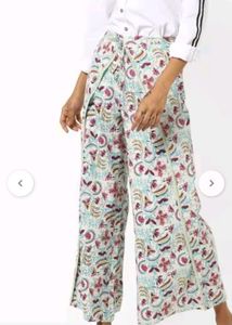 New A Jio  Branded Floral Print Palazzos / Pant