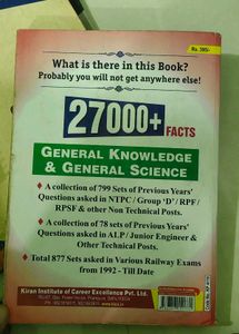 Railway Exam Prep Book