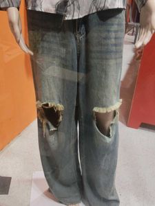 Ripped Knee Jeans