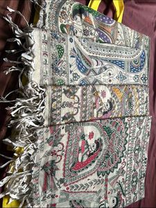 Madhubani print bhagalpuri cotton silkDupatta