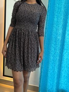 Floral Print Mini Dress