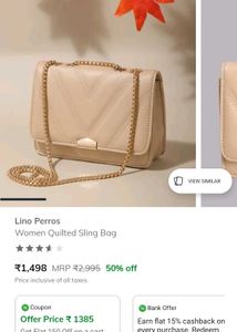 Lino Perros Quilted Sling Bag