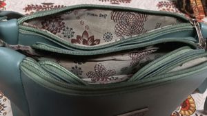 Green Colour Sling Bag