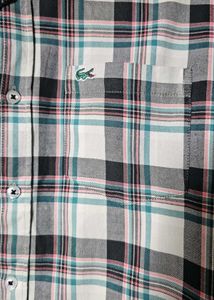 Lacoste Plaid Button-Down Shirt