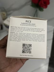 New Astaberry Rice Sleeping Mask And Eye Cream