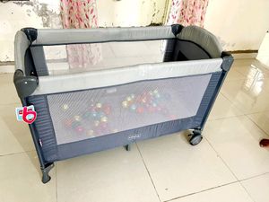 Babyhug My Space Playpen With Removable Mosquito Net