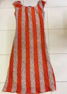 Vintage Orange Dress