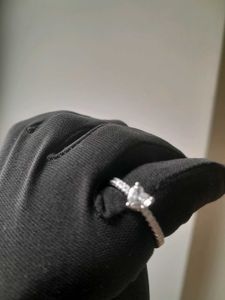 AD Heart Ring ajustable (Anti Tarnish)