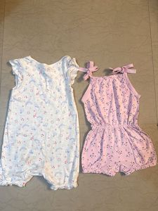 Baby Girl Rompers (2-Pack)