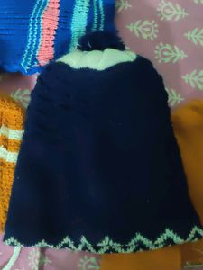 Woolen Head Caps And Mittens