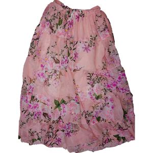 Floral Tiered Skirt