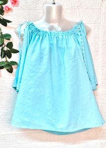 Size XL🎁Buy 2 Get 1 Free 🎁Cute Sky Blue Top