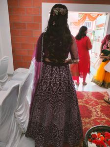 Heavy Designer Bridal Lehanga With Stones &amp; Beads