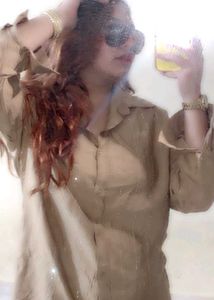 Elegant Tan Button-Down Shirt