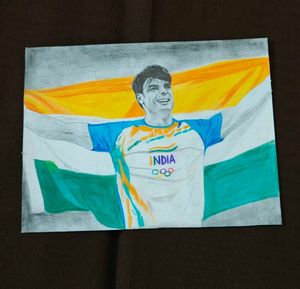 Neeraj Chopra Art